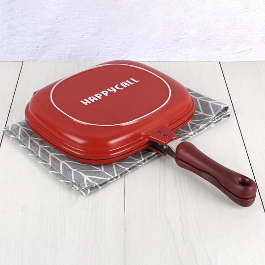 Non-Stick Double-Sided Cookware - Outdoor Barbecue Frying-Pan