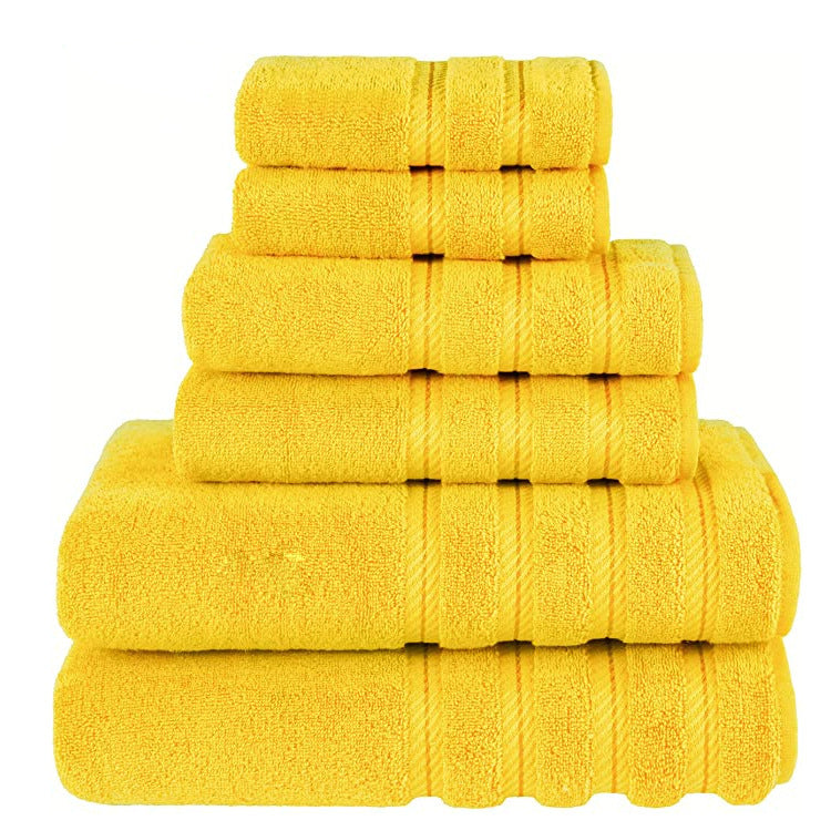 Absorbent Long Staple Cotton Bath Towel Set