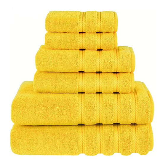 Absorbent Long Staple Cotton Bath Towel Set