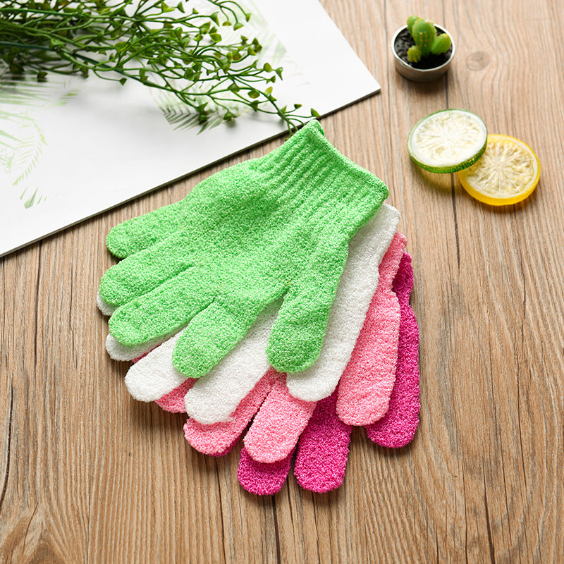 Candy Color Mud Towel Gloves for a Luxurious Bathroom Experience