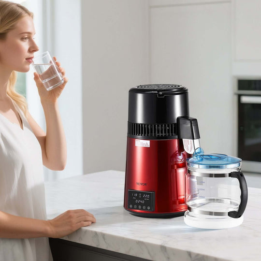 4L Water Distiller Home Countertop in use, producing clean distilled water efficiently at home.