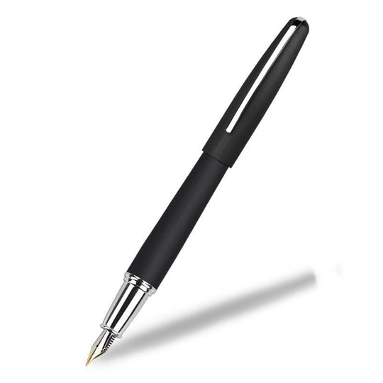 Business office fountain pen with metal shell and 0.5mm fine nib