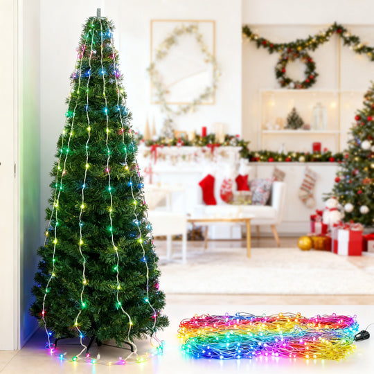 Christmas Tree Light Strings, LED Light Strings With Remote Control, Colorful Lights, Warm White Light Strings, Christmas Decorations - Thbrandside Store