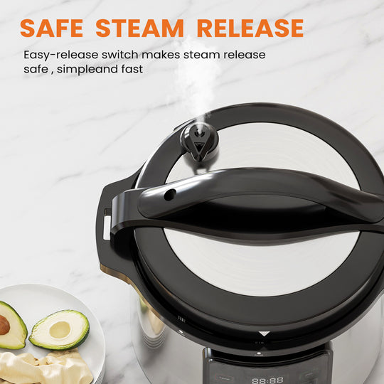 9 In 1 Electric Pressure Cooker, Warmer & Sterilizer, Saute, Slow Cooker, Rice Cooker, Multi-Functional Smart Pot