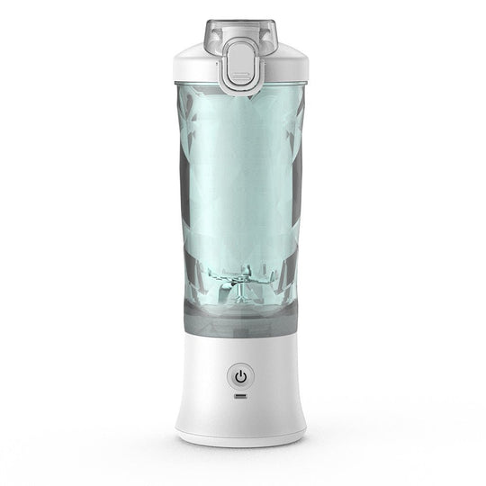 Portable blender juicer with 6 stainless steel blades and 600ml cup for shakes and smoothies