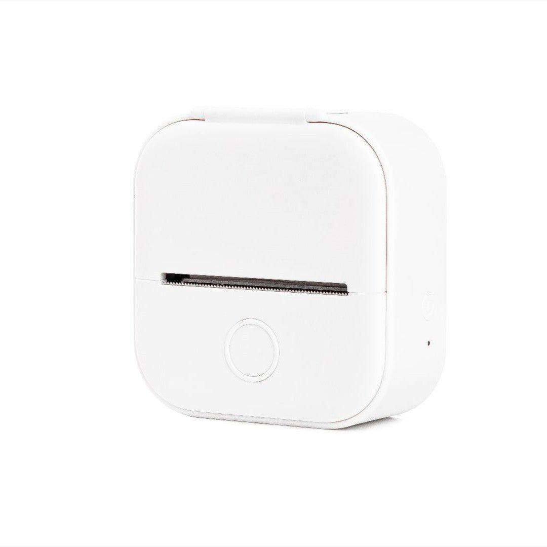 Portable mini thermal label printer with Bluetooth for home, student notes, and price tag printing