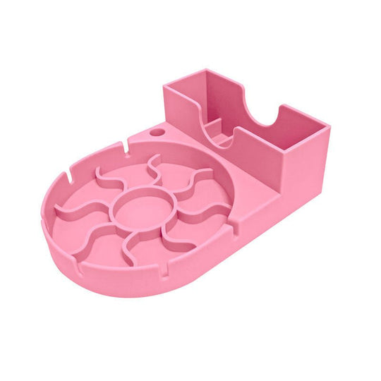 Silicone cup drainboard storage rack for drying cups and kitchen utensils