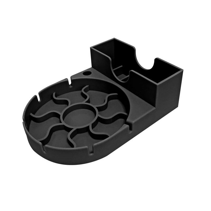 Silicone cup drainboard storage rack for drying cups and kitchen utensils