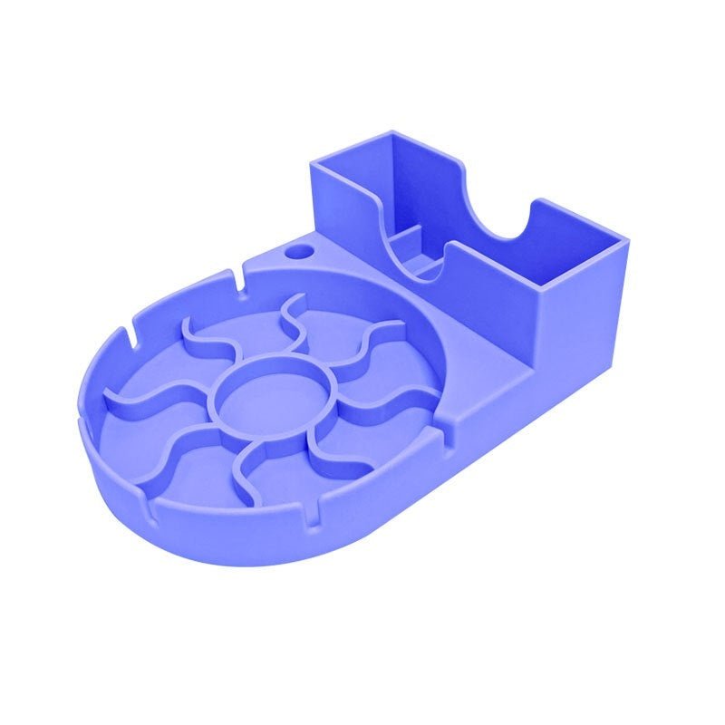 Silicone cup drainboard storage rack for drying cups and kitchen utensils