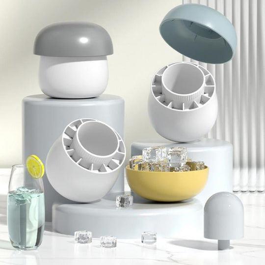 Silicone ice block mold with one-press easy release for homemade ice cubes