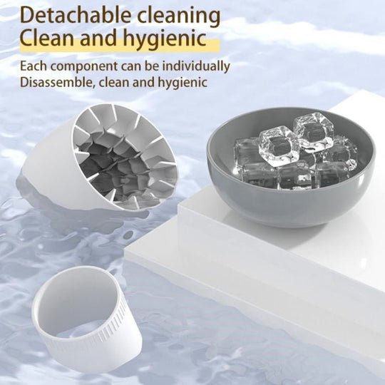 Silicone ice block mold with one-press easy release for homemade ice cubes