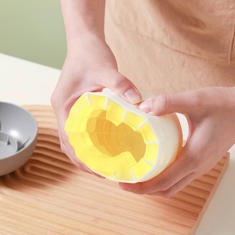 Silicone ice block mold with one-press easy release for homemade ice cubes