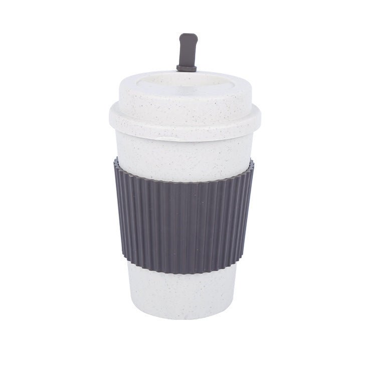 Wheat fiber coffee cup for office and home hot drinks