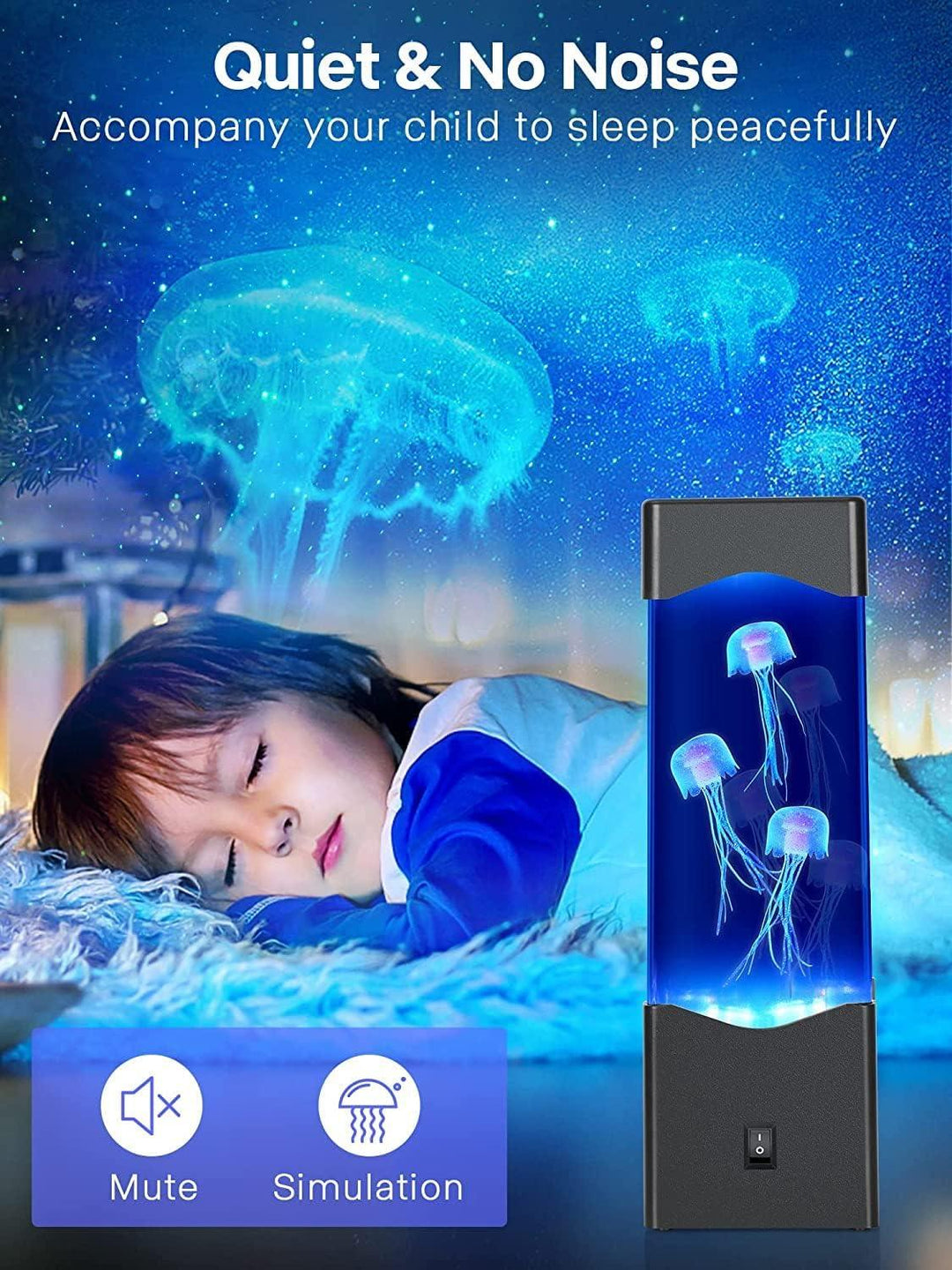 Calming Marine Themed Lamp - Aquaglow Fancy